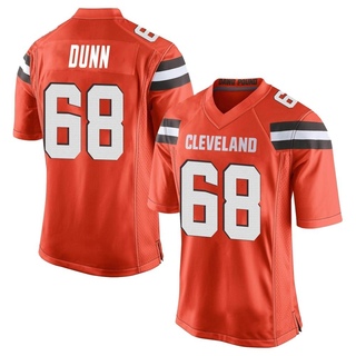 Game Michael Dunn Men's Cleveland Browns Alternate Jersey - Orange