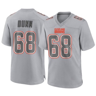 Game Michael Dunn Youth Cleveland Browns Atmosphere Fashion Jersey - Gray