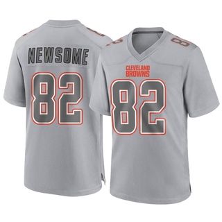 Game Ozzie Newsome Men's Cleveland Browns Atmosphere Fashion Jersey - Gray