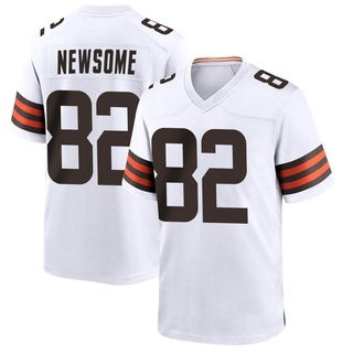 Game Ozzie Newsome Men's Cleveland Browns Jersey - White