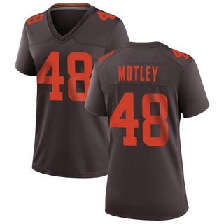 Game Parnell Motley Women's Cleveland Browns Alternate Jersey - Brown