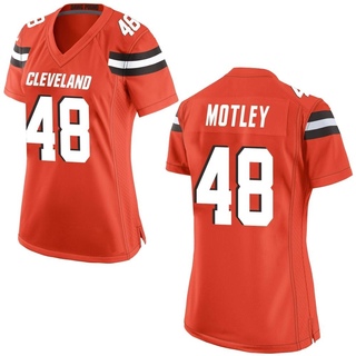 Game Parnell Motley Women's Cleveland Browns Alternate Jersey - Orange