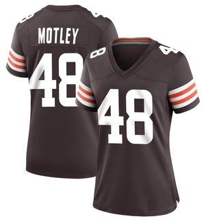 Game Parnell Motley Women's Cleveland Browns Team Color Jersey - Brown