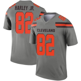 Legend Mike Harley Jr. Men's Cleveland Browns Inverted Silver Jersey