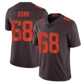 Limited Michael Dunn Men's Cleveland Browns Vapor Alternate Jersey - Brown