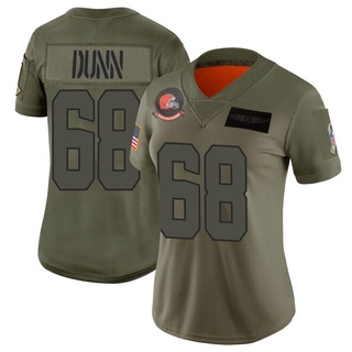 Limited Michael Dunn Women's Cleveland Browns 2019 Salute to Service Jersey - Camo
