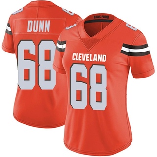 Limited Michael Dunn Women's Cleveland Browns Alternate Vapor Untouchable Jersey - Orange
