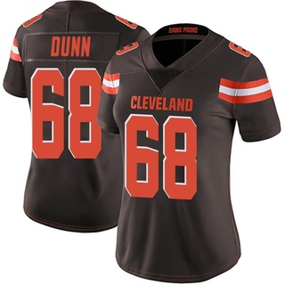 Limited Michael Dunn Women's Cleveland Browns Team Color Vapor Untouchable Jersey - Brown