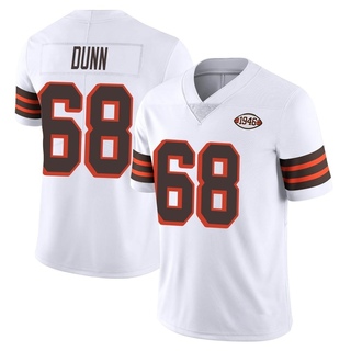 Limited Michael Dunn Youth Cleveland Browns Vapor 1946 Collection Alternate Jersey - White
