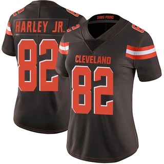 Limited Mike Harley Jr. Women's Cleveland Browns Team Color Vapor Untouchable Jersey - Brown