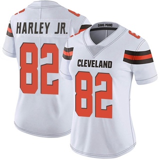 Limited Mike Harley Jr. Women's Cleveland Browns Vapor Untouchable Jersey - White