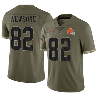 Limited Ozzie Newsome Men's Cleveland Browns 2022 Salute To Service Jersey - Olive