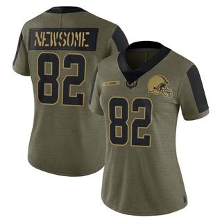 Limited Ozzie Newsome Women's Cleveland Browns 2021 Salute To Service Jersey - Olive