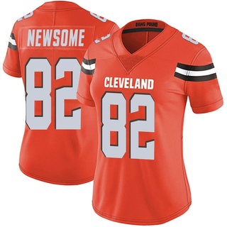 Limited Ozzie Newsome Women's Cleveland Browns Alternate Vapor Untouchable Jersey - Orange