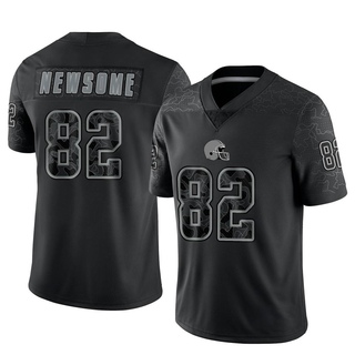 Limited Ozzie Newsome Youth Cleveland Browns Reflective Jersey - Black