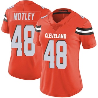 Limited Parnell Motley Women's Cleveland Browns Alternate Vapor Untouchable Jersey - Orange