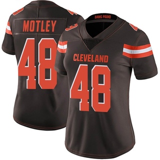 Limited Parnell Motley Women's Cleveland Browns Team Color Vapor Untouchable Jersey - Brown