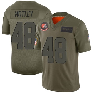 Limited Parnell Motley Youth Cleveland Browns 2019 Salute to Service Jersey - Camo